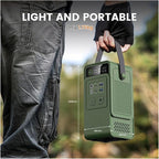 Power Station, AP200L 200W Portable Power Bank 192Wh Solar Generator Camping Station with LED Light,for Outdoor Camping Home