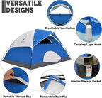 CAMEL CROWN 4/6 Person Tent Waterproof Lightweight Portable Backpacking Tent for Outdoor Camping Hiking