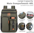Insulated Cooler Backpack,33/45 Cans Multifunctional Double Deck Leakproof Cooler Bag with Sternum Strap,Large Capacity Lightweight Travel Camping Beach Backpack