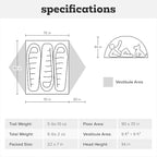 Big Agnes Blacktail & Blacktail Hotel Tent - Backpacking Tent for Camping, 3 Season, Ultralight, Waterproof