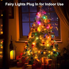 100FT 300LED Christmas Lights Plug in,Outdoor Indoor Waterproof Fairy Lights with Timer and 8 Modes,Christmas Tree Lights for Garden Party Wedding Decoration(Multi-Color)