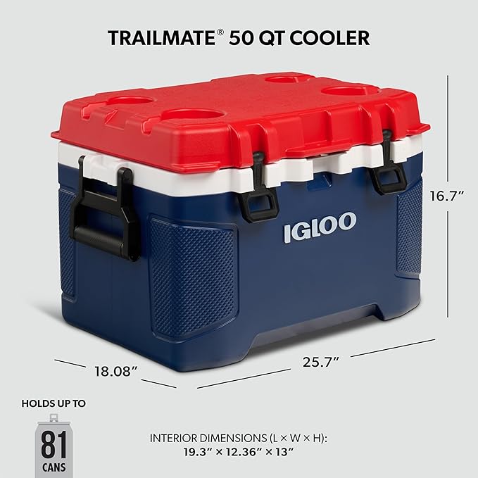Igloo Trailmate Cooler | Insulated Hard Shell Ice Chest