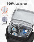 TOURIT 30L (42 Cans) Tactical Cooler Backpack – Military-Grade Insulated Back Pack with 16H Ice Retention, Leakproof Multi-Pocket Cooler Bag for Camping & Hiking, Featuring DIY Hook & Loop Panel