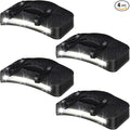 Mudder 4 Pcs Hat Light Clip Cob Cap Lights Clip on Hat Headlamp Battery Powered Cap Brim Lamp Black Waterproof Ultra Bright Headgear Flashlight for Hunting Camping Fishing Hiking
