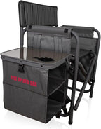 Picnic TIME NFL Unisex-Adult NFL Fusion Camping Chair with Side Table and Soft Cooler, Beach Chair for Adults, Lawn Chair