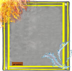 SoloWilder Wood Stove Mat 40" Fire Pit Grill Mat for Tent Stove Deck Patio Grass Lawn Campsite Insulation Protection