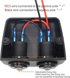 12-24 V Multifunctional 2 Hole Tent Type Car Modification Dual Cigarette Lighter Splitter Power Sockets Female Power Outlet Adapter for Portable Auto Electronic Devices