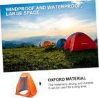 Fully Automatic Outdoor Changing Tent Quick-Open Shower Privacy Tent for Camping Fishing and Hiking Orange Double Ergonomic Design Spacious