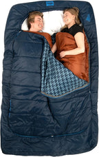 Kelty Tru.Comfort Doublewide 20 Degree Sleeping Bag – Two Person Synthetic Camping Sleeping Bag for Couples & Family Camping
