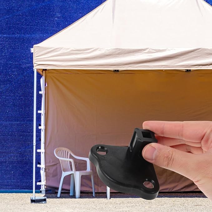 FAVOMOTO Four-Legged Tent Bottom Base for Umbrella Tent Accessories - Universal Rv Awning Support Bracket Stable and Non-Slip Outdoor Camping Replacement Parts (4-Pack)