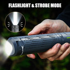 BUBRA 40" Telescopic Camping Light with Stand, 8000mAh Rechargeable LED Work Light & Camp Lantern, 1000LM Portable Tripod Lamp, 20H Runtime for Power Outages, Survival Gear and Camping Essentials