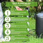Aircity Portable Solar Camping Shower Bag with Foot Pump & Upgraded Leak-Proof Design – 20L/5-Gallon Outdoor Shower for Beach, Hiking, Travel | Lightweight, Large Water Inlet, Carry Bag