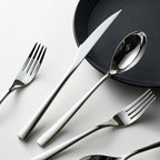 Mirror-Polished Silverware Set,Flatware Set for 2, Cutlery Sets, Heavy-Duty Utensil Set for Wedding Receptions, Holiday Dinners, Camping and Daily Table Use