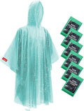 Hitituto Rain Ponchos for Adults - Extra Long Emergency Poncho with Hood, 6/12/24 Family Pack Raincoat, Home Survival Kits