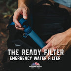 MODERN NEEDS Ready Filter Personal Water Filter Straw | Backpacking Water Filter for Hiking & Camping | Portable Water Purifier Camping | Emergency Survival Gear & Camping Survival Kit | 10 Pack