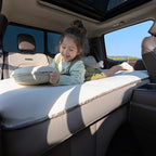 Pickup Cabin Mattress for Tundra & Tacoma, TPU Air Foam Sleeping Pad, Back Seat Inflatable Camping Bed with Rechargeable Pump, CozyPad for Toyota Pickups