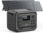 BLUETTI Elite 300 Solar Generator with 2×200W Solar Panels Included (Ship Separately), 3014.4Wh LFP Battery Backup w/ 2400W AC Outlets (4800W Surge), Compact 3kWh for Home Backup, Camping & RV Power