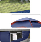 unp 6 Person 4 Season Dome Tent, Easy to Set Up for Camping & Hiking, Lightweight & Portable, Green