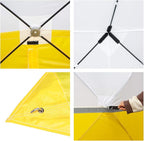 Goutime Professional Work Tent,Instant Pop-Up Canopy Tent 2x2m, Heavy-Duty Portable Shelter for Construction Site, Outdoor Workshop, Warehouse & Camping
