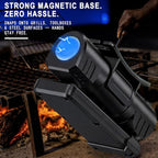 Grill Lights Men Gift Ideas - Magnetic Flashlight BBQ & Smoker Outdoor Kitchen Accessories, Birthday Valentine Fathers Day Stocking Stuffer, Portable Work Headlamp for Camping Repair Barbecue (1-Pack)