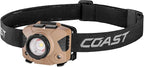 Coast FLX7 700 Lumen LED Headlamp with Twist Focus, 3 x AAA Alkaline Batteries Included