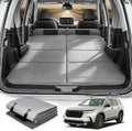 SUV Trunk Car Bed for Honda Pilot, Foldable Non-Inflatable Memory Foam Mattress, Thick Foam Camping Sleeping Pad for SUV Cargo Area, Portable Car Camping Bed for Overlanding with Carry Bag, Gray
