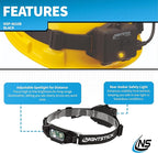 Nightstick NSP-4616B Low-Profile Dual-Light™ Headlamp, Black