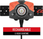 Coast - 20617 FL75R Rechargeable 530 Lumen Dual Color Focusing LED Headlamp, Blue Blue