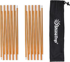 Azarxis Tent Poles Aluminum Tent Rod Replacement Camping Accessories, Multifunction Lightweight Tent Poles Repair Kit, 7001 Series Aircraft-Grade Aluminum