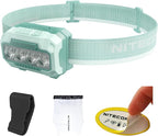 Nitecore HA23 UHE 600 Lumen Camping Headlamp, Lightweight, Bright with 3X AAA Batteries Multiple Color Temperatures, Red Light Sticker (Green)