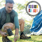 ABOOFAN 12 Rolls Braided Outdoor Survival Rope Tent Guy Lines Heavy-Duty Wear-Resistant Cord 3 Meters Each for Camping Climbing and Hiking Random Color