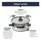 Sea to Summit Detour Stainless Steel One Pot Cook Set for Two (3 Liter Pot, 2 Large Bowls, 2 Mugs)