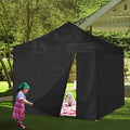 COOSHADE Instant Canopy SunWall 8x8 Canopy SideWall for Pop up Canopy Tent, 1 Pack Door Wall Only, Black