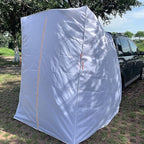 SUV Tailgate Shelter Tent Privacy Shelter Waterproof White Portable Changing Room for Biking Toilet Shower Sleeping Beach Swimming L:W:H:4.9ft:4.9ft: 7.5ft 6pcs Tent Pegs to fix
