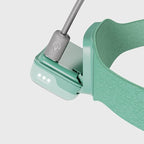BioLite Range 400 Waterproof, Fast-Charging Rechargeable Headlamp, Mist Green, 400 Lumens, USB-C Charging, 90m Beam, 200 Hour runtime