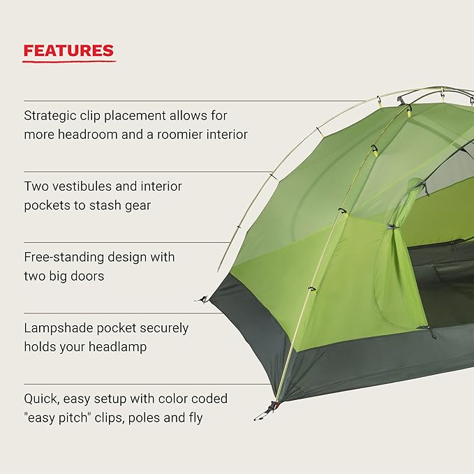 MARMOT Crane Creek 2P/3P Camping and Backpacking Tents & Footprints