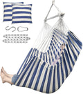 ADVOKAIR Hammock Chair Large 70.9"x47.2", 32% Bigger XXL Hanging Swing Chair with 500lbs Capacity, Heavy Duty Steel Spreader Bar, Extra Roomy Comfort for Adult Indoor Outdoor Bedroom Patio