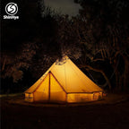 Canvas Bell Tent Yurt Tent 4 Seasons for Camping 100% Cotton Glamping Tents with Stove Jack, Family Camping Outdoor Hunting Party