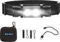 K-Bern Rechargeable Headlamp. 1200 Lumen, Super Bright Head Lights for Forehead. Waterproof, Lightweight Aluminum, 2600mAh Battery, Perfect for Dog Walking, Camping, Hiking & Hard Hats