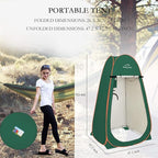 Your Choice 3.9x3.9x6.9FT Pop Up Privacy Tent, Large Portable Camping Changing Room with 2 Storage Pockets & 4 Sandbags, Outdoor Shower & Toilet Shelter for Beach, RV, Camping & Hiking