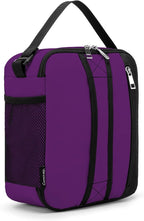 BEIMILY Lunch Box for Men Women Adults,Small Insulated Lunch Bag for Office Work Picnic,Reusable Portable Lunchbox,Soft Cooler Tote Bag(Dark Purple)