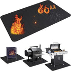 UBeesize Thickened 60x36 inch Under Grill Mat for Outdoor Grill, Fireproof Mat for Lawn, Smokers, Gas Grills, Deck and Patio, Fireplace Mat Fire Pit Mat,Oil-Proof Waterproof Non-Slip BBQ Protector