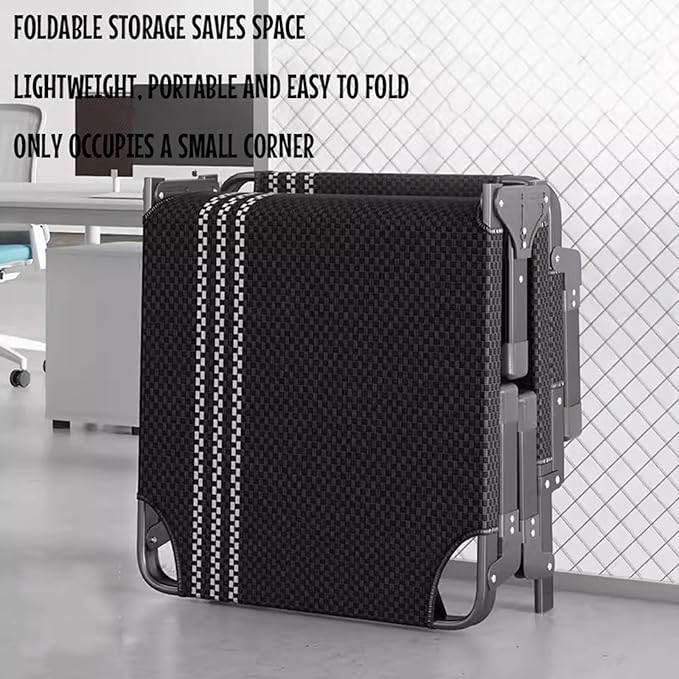 Folding Camping Beds, Camping Bed for Adults with Mattress, Folding Chaise, Portable Sleeping Cot, Foldable Lounge Chair for Outdoor Beach and Pools