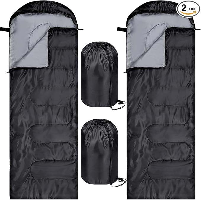 Tudomro Camping Sleeping Bag for Adults Lightweight Packable Waterproof Camping Gear Equipment to Keep Warm for Outdoor Backpacking Hiking Travel