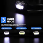 Macarrie 30 Pack LED Headlamps IPX4 Waterproof 3 Modes Headlamp Flashlight Bright Head Lights Camping Accessories for Adults Kids Hiking, Running, Repairing, Batteries Not Included (Black)
