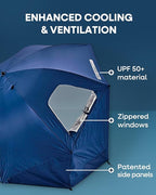 Sport-Brella Premiere XL UPF 50+ Umbrella Shelter for Sun and Rain Protection