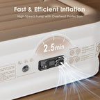Air Mattress Twin XL (Extra Long) with Built-in Pump – 18" Raised Inflatable Mattress, Durable Blow Up Mattress with Bag, Fast Inflation, colchón inflable, Comfy Air Bed for Guests, Glamping, Moving