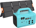 Solar Generator 1800W GB-1800 Portable Power Station with 200W Solar Panel Included, 1024Wh LiFePO4 Battery with 120V AC Outlet for RV Camping Outdoor Home Emergency Backup, Fast Charging