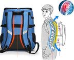 Camping Backpack First Aid, Utility Pouch Emergency Survival Kit Outdoor Backpack Bag for Home Car Hunting Workplace Camping Travel(Peacock Blue)