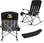 Picnic TIME NCAA Unisex-Adult NCAA Outdoor Rocking Camp Chair, XL Heavy Duty Camping Chair for Adults